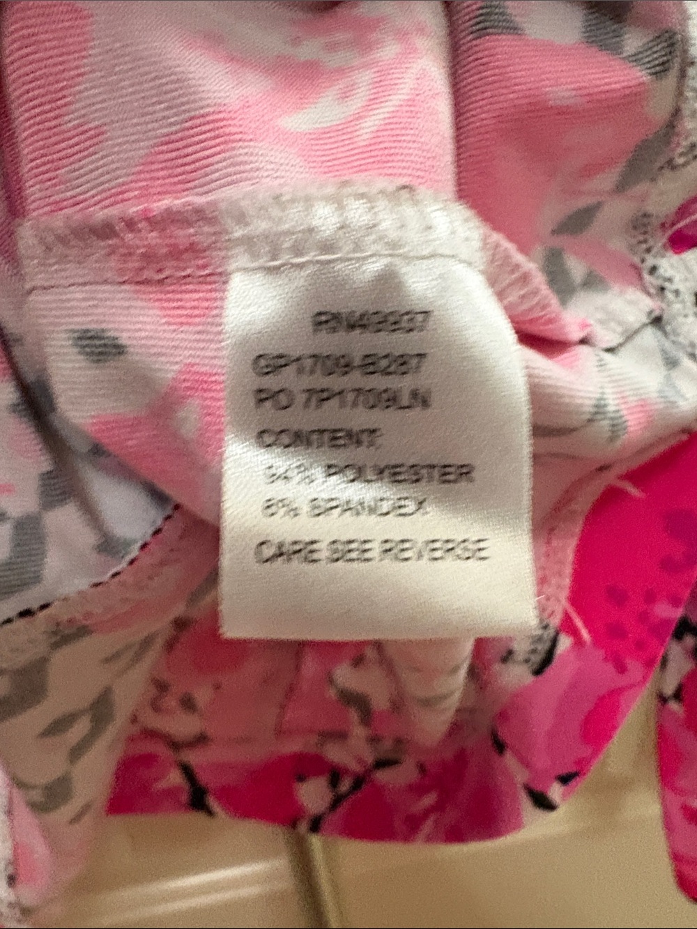 Tail Bright Pink Floral Half-Zip Ski Jacket - Picture 2 of 3